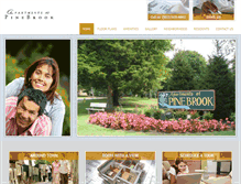 Tablet Screenshot of apartmentsatpinebrook.com